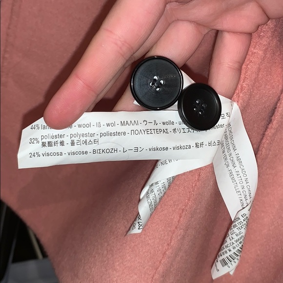 *ZARA WOOL BLEND COAT * - Picture 4 of 4